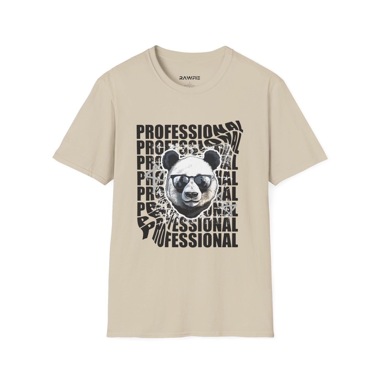 Typography Panda T-Shirt _ Rawfie Branded