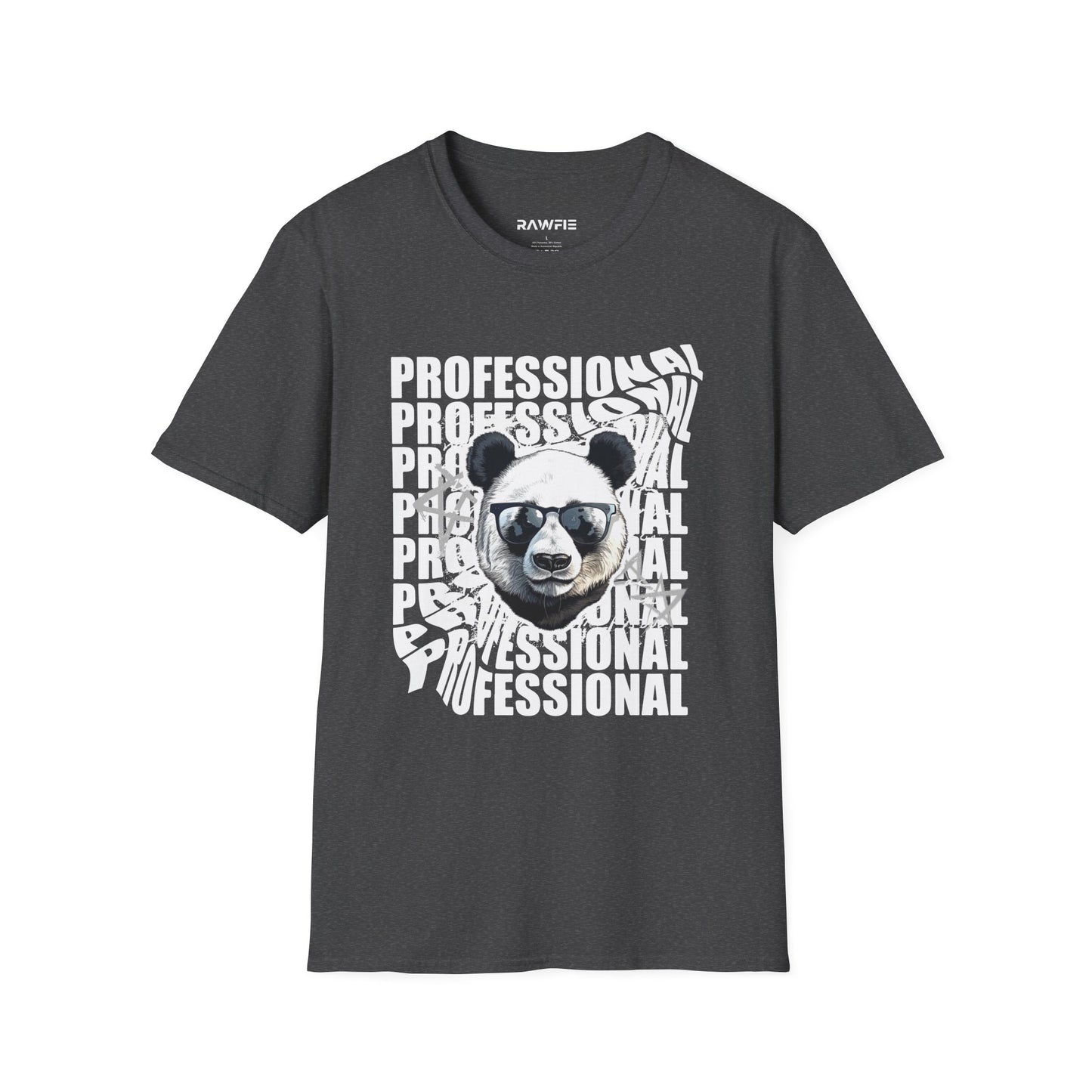 Typography Panda T-Shirt _ Rawfie Branded