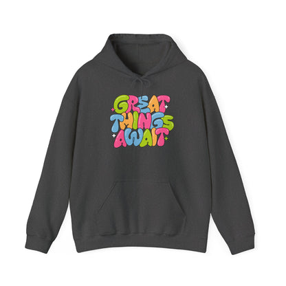 Heavy Blend™ Hooded Sweatshirt - Great Things Await Unisex Big Sale