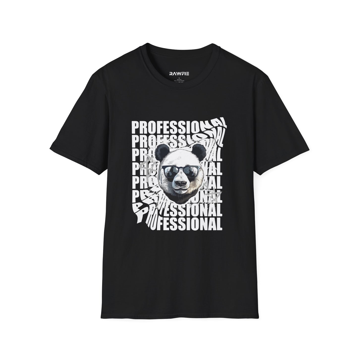 Typography Panda T-Shirt _ Rawfie Branded