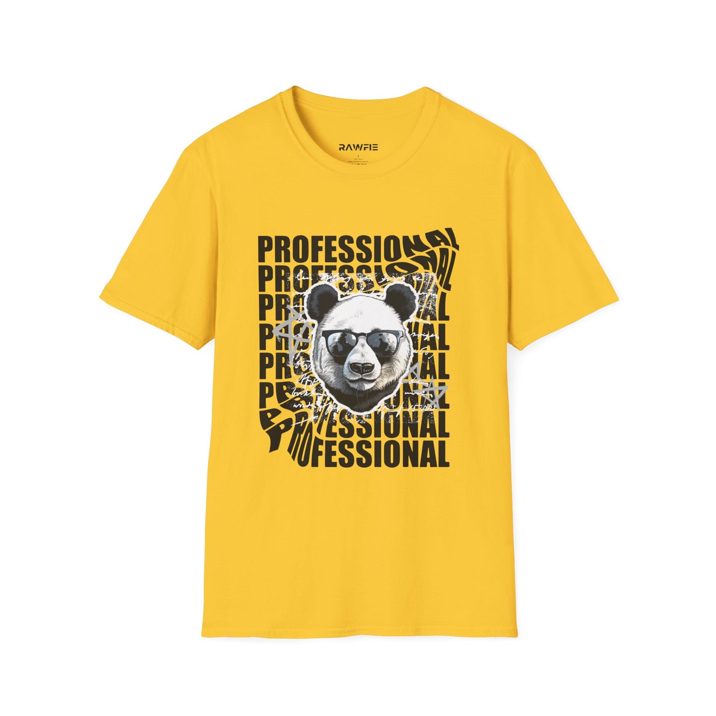 Typography Panda T-Shirt _ Rawfie Branded