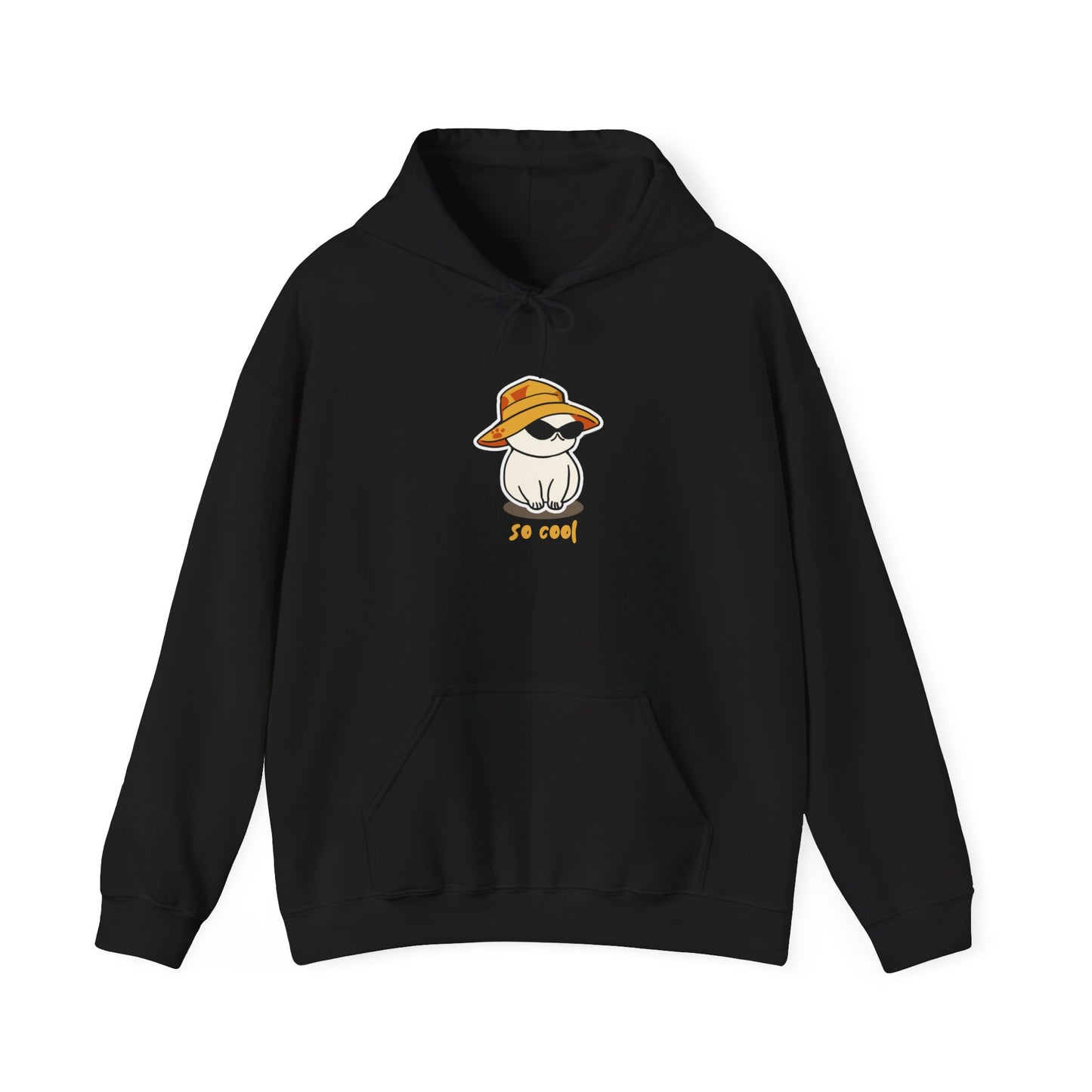 Cool Cat Unisex Hooded Sweatshirt - Rawfie Branded