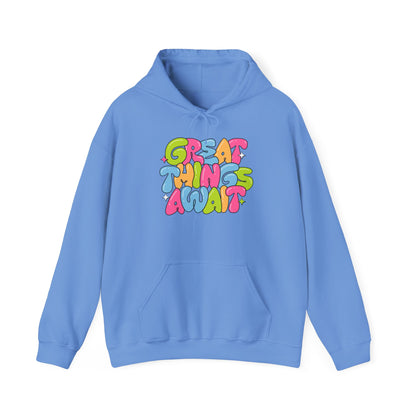 Heavy Blend™ Hooded Sweatshirt - Great Things Await Unisex Big Sale